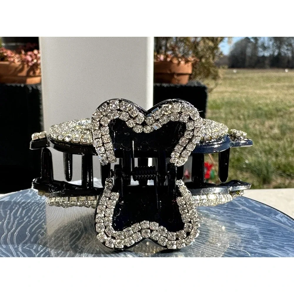 Brand New Gorgeous Hair Clip with Shiny Crystals Rhinestone‎ Jewelry Accessories